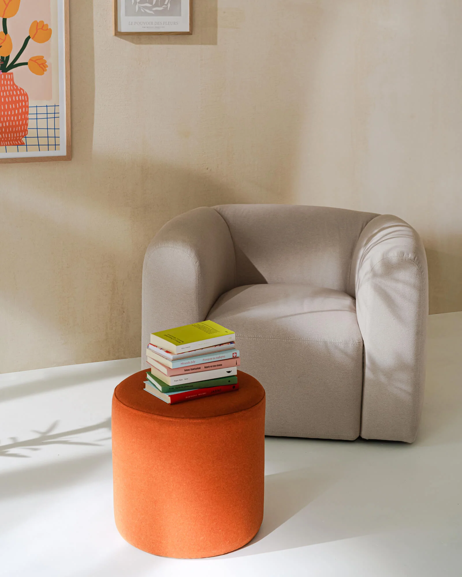 Folk Pouf - tall - Image 5