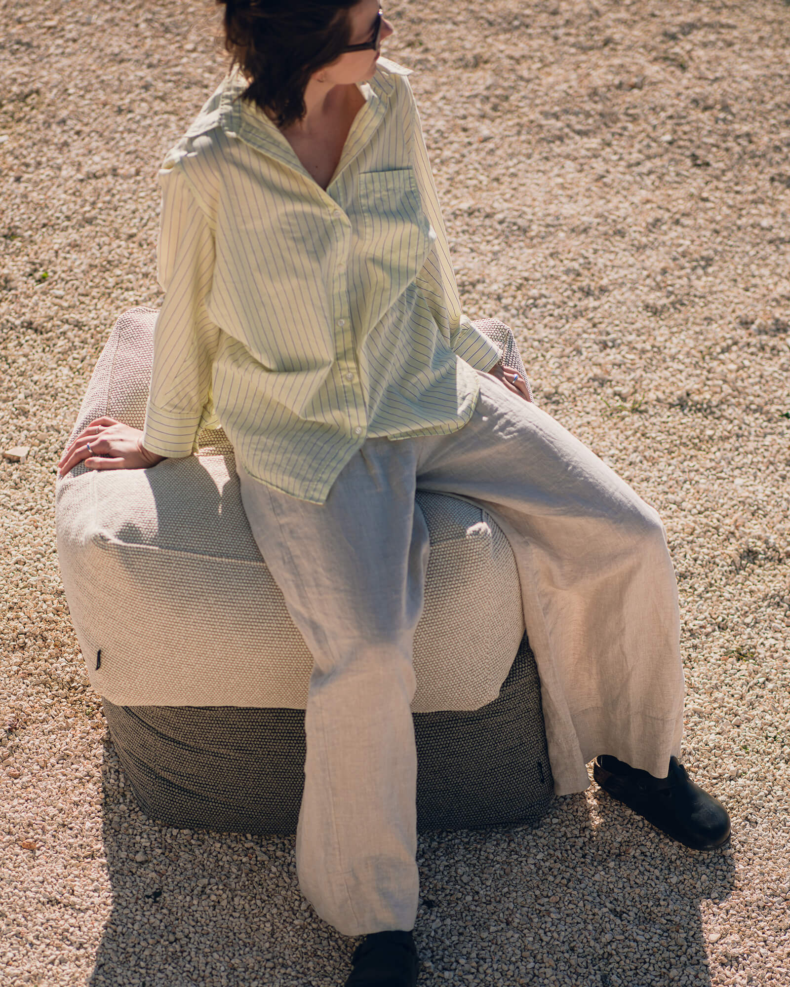 Keno Outdoor Pouf - Image 6