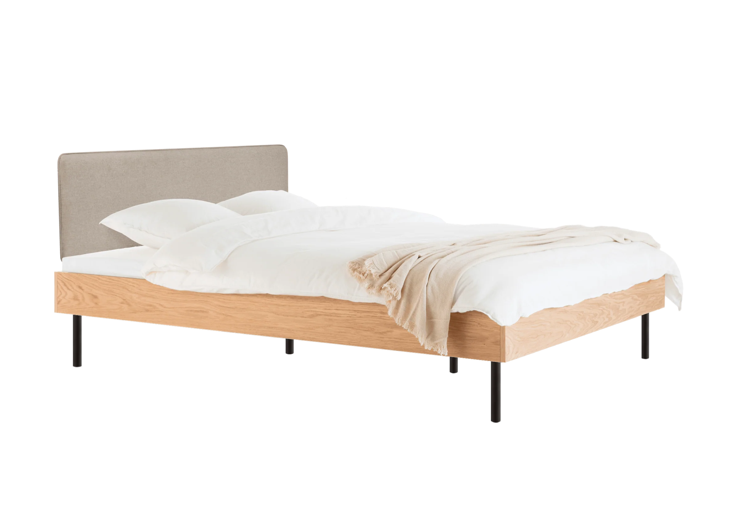 Streiko Bed Oak - Image 4